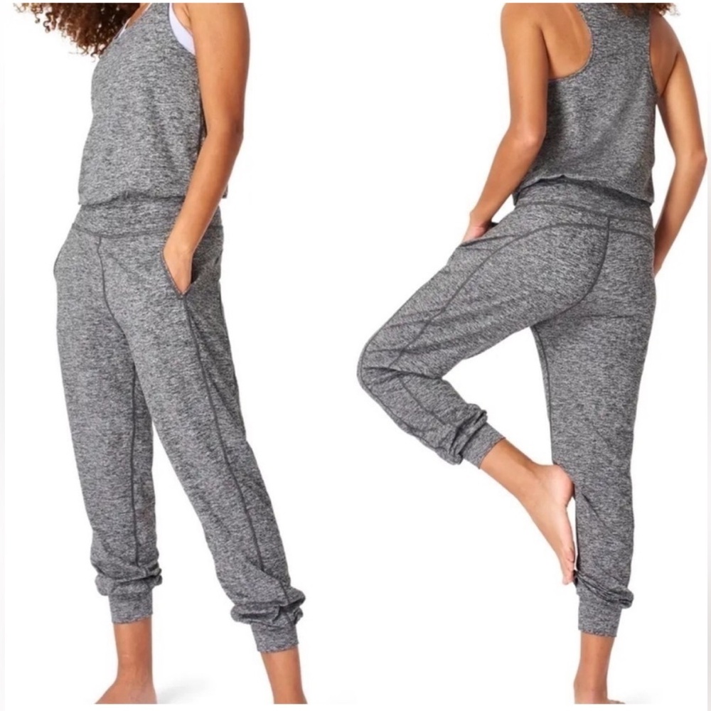 Sweaty Betty Gray Heather Jumpsuit